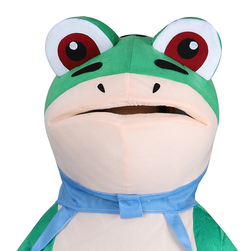 Frog Costume Doll Costume Inflatable Man Wearing Toad Essence Internet Celebrity Green Doll Costume Frog Costume Adult Version