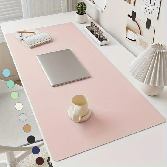 Cross-border Mouse Mat Office Desk Mat Oversized Laptop Mat Gaming Keyboard Mat Leather Mat Student Desk Mat