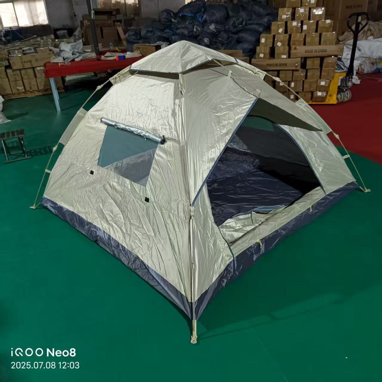 두꺼운 카키색 200cm*200cm*125cm
