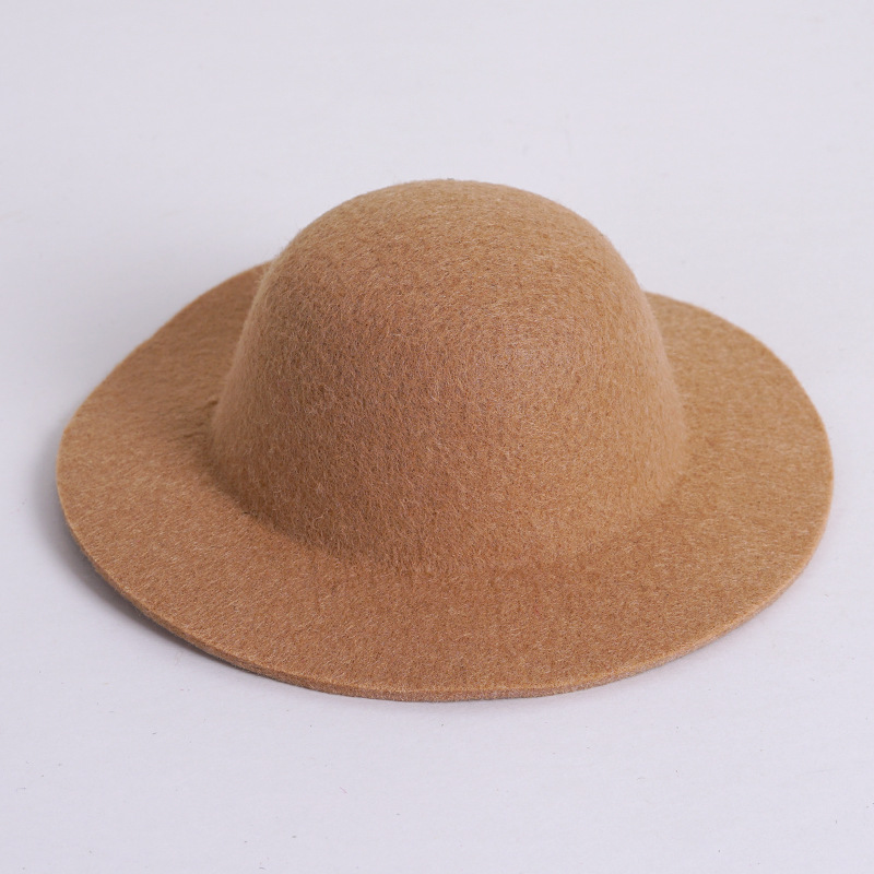 Labu nuevo sombrero de feltero abierto sombrero de cúpula sombrero accesorios de moda sombrero mini sombrero muñeca