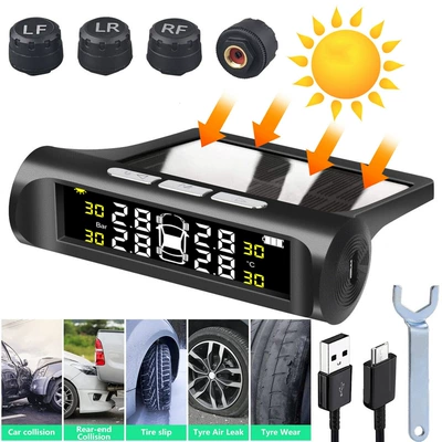 Car Tire Pressure Monitor, Tire pressure monitoring system - ty02-standard-color-screen-external-sensor