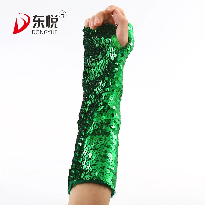Эластичные ногти Sequins, рукава, перчатки, ( торговля), оптовая продажа, без пальцев