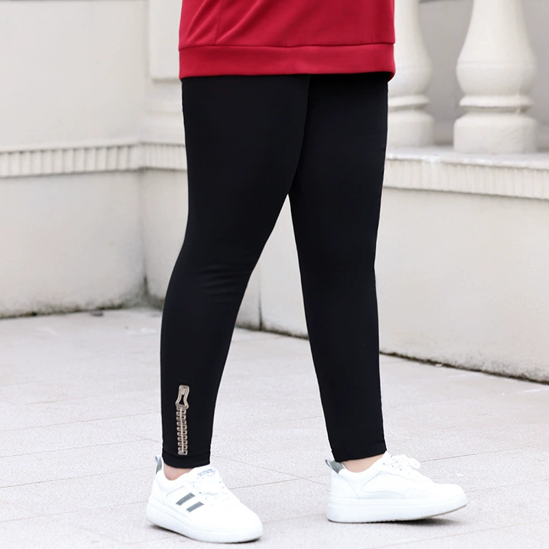 Леггинсы больших размеров для женщин, новинка осени 2025, тонкий флис, теплые, с высокой талией, утягивающие брюки-шаровары, эластичные облегающие брюки.