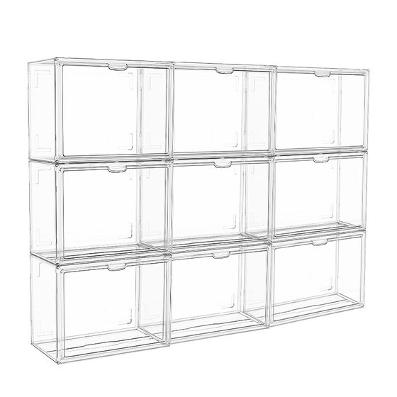 Doll storage display cabinet acrylic box Doll Doll machine Doll star Delu cotton Ling na Bei Er transparent