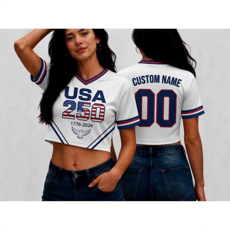 American 250 Crop Pattern Knitted Vest - Patriotic American Flag Eagle Women's Independence Day 250Th Anniversary American 250 Crop Pattern Knitted Vest - Patriotic American Flag Eagle Women's Independence Day 250Th Anniversary