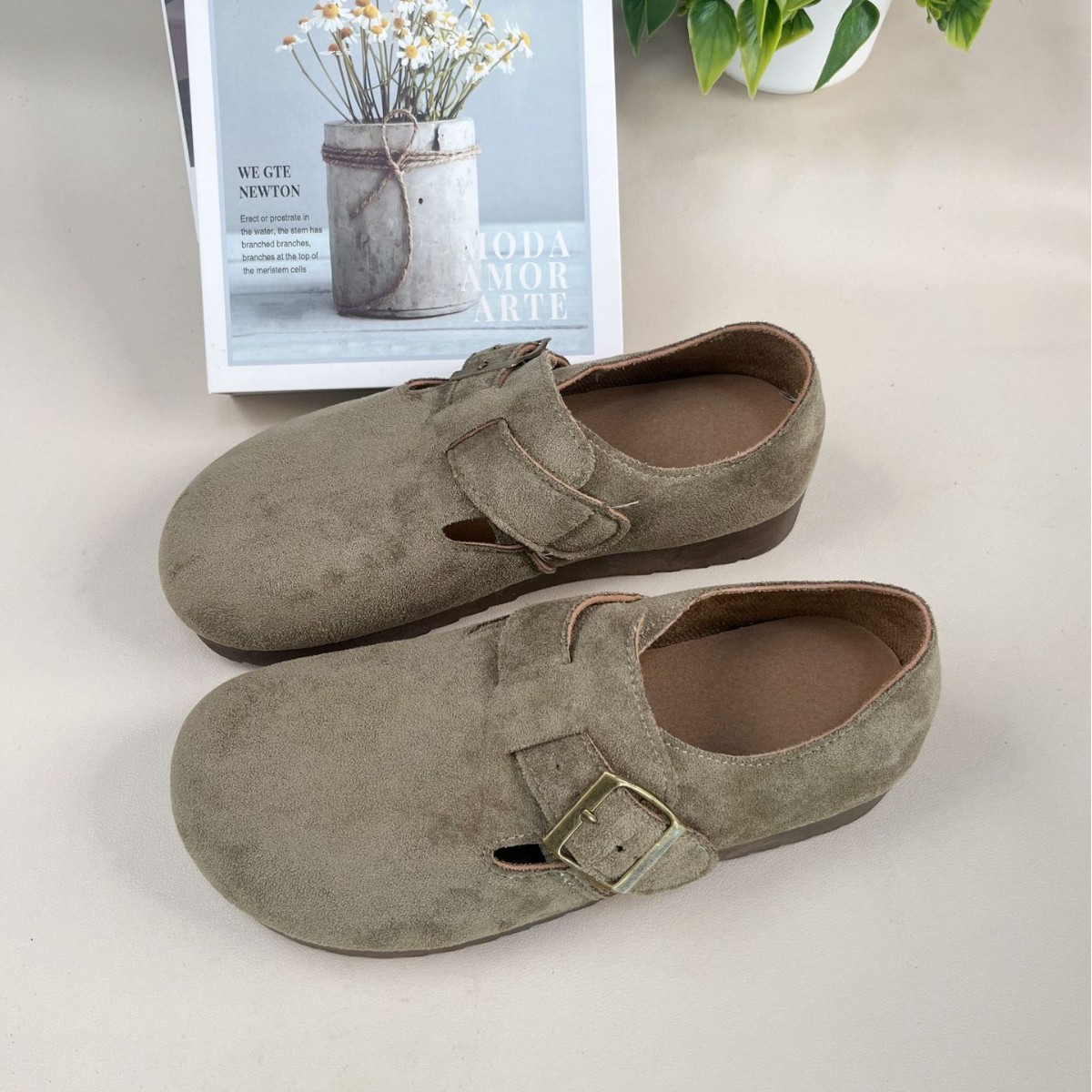 Todo incluido Bocken zapatos de mujer primavera y otoño nuevos zapatos de suela gruesa de un pie con falda zapatos de soltero