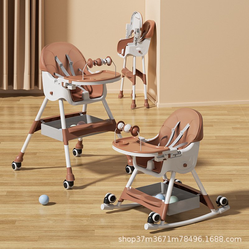 Silla de comedor para bebés, silla plegable multifuncional para bebés, mesa de comedor para bebés portátil, asiento para niños