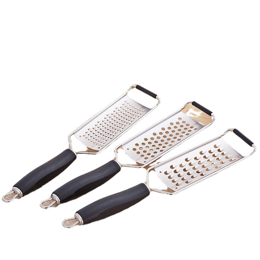 Rallador de queso rallador de queso Acero inoxidable Rallador de chocolate rallador de limón rallador de frutas raspador de chips restaurante suministros de restaurante