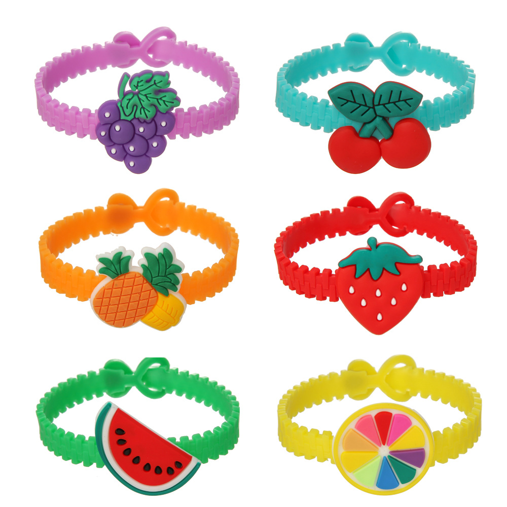 Cute Fruit Pvc Epoxy Kid's Wristband 1 Piece display picture 2