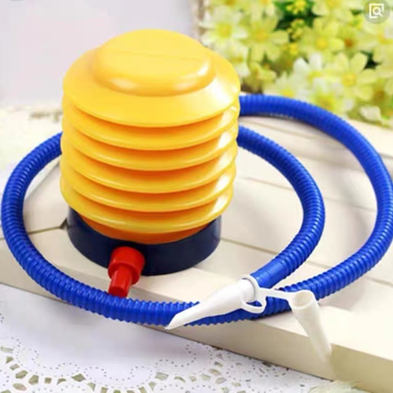Bomba de globo herramienta inflable portátil empuje de pie bomba de aire eléctrica bomba inflable rápida de plástico