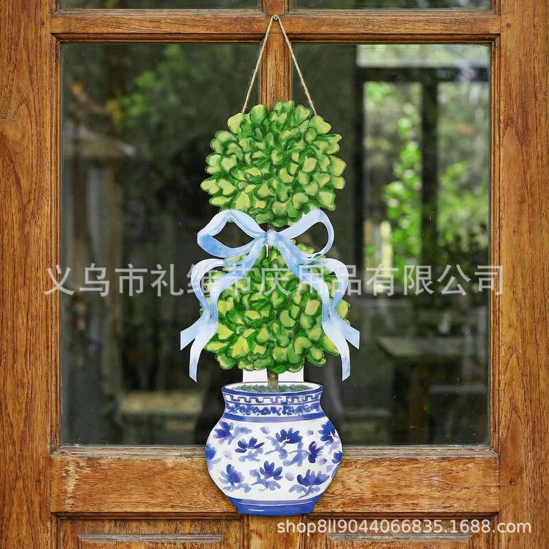1 large-sized Chinese-style bonsai door decoration pendant, rustic tree-shaped decorative wooden sign, suitable for the front door 1 large-sized Chinese-style bonsai door decoration pendant, rustic tree-shaped decorative wooden sign, suitable for the front door