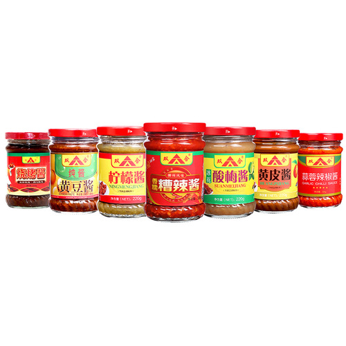 Guangxi Shuanghe 220g spicy sauce ice flower sour plum chili sauce barbecue noodles roast duck dipping condiments sauce