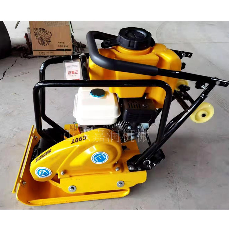 回填土振动平板夯 手扶汽油夯土机 平板打夯机