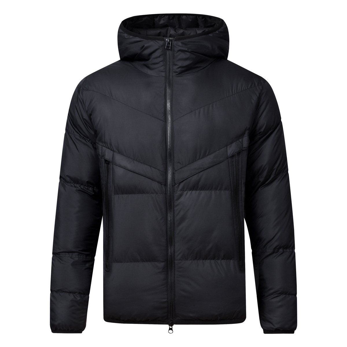 Transfronterizo más tamaño abrigo de algodón acolchado nuevo abrigo de invierno de los hombres abrigo de algodón acolchado marca de moda Otoño e Invierno con capucha Chaqueta corta