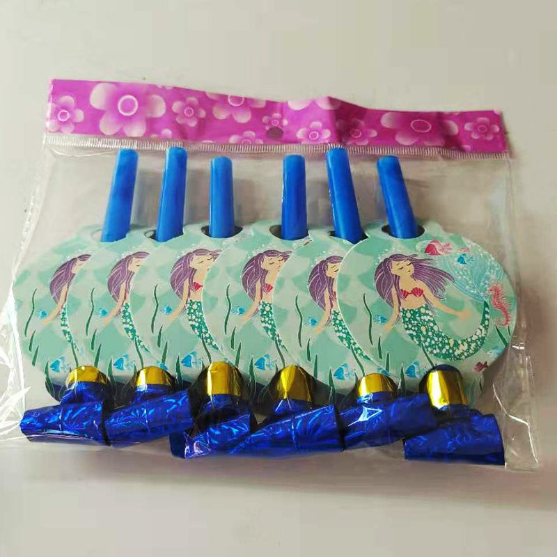 Amazon nueva segunda generación sirena azul fishtail fiesta decoración azul fishtail Amazon vajilla traje