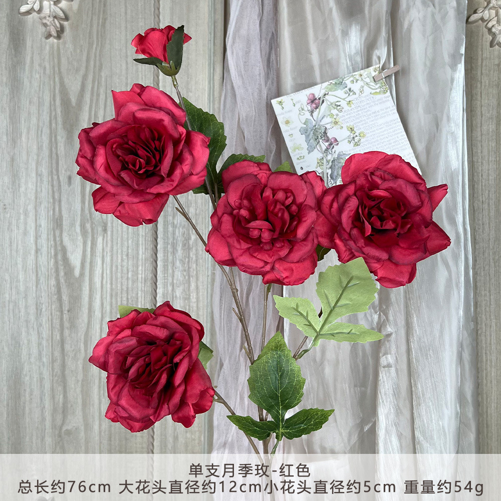 Xc - single stem rose - red