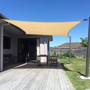 Cross-Border Outdoor Leisure Breathable Folding Sunshade Sail Waterproof and Anti-Uv Backyard Courtyard Garden Event Equipment