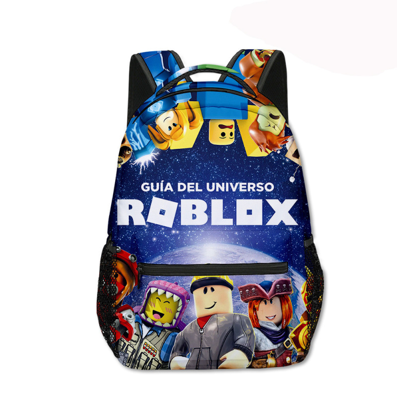 ROBLOX ロブロックス バックパック クロスボーダー 新しいフルプリント バックパック デイリー トラベル トラベル レジャー スクールバッグ|undefined