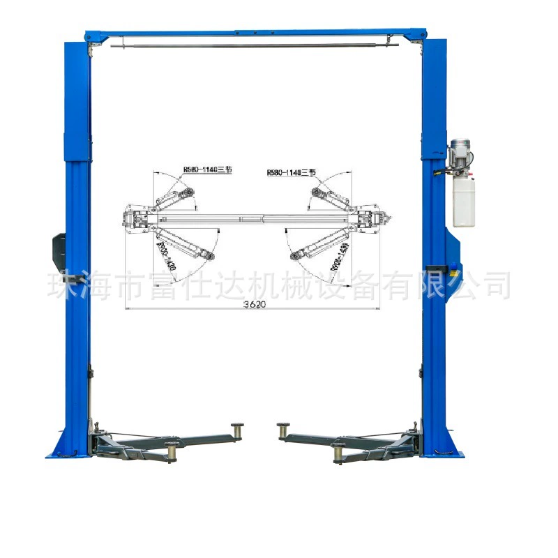 Подъемник электрический раздвижной Zhuhai Fushida Zhanfeng 4,5 тонны QYO-10SL с восьмисекционным изгибом