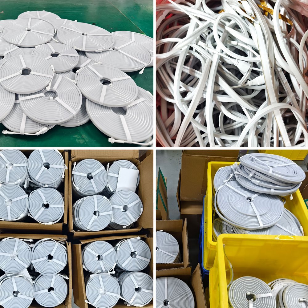 Tira de Luces LED de Neón de 24V con Bluetooth, Control por Aplicación, 3m 5m 10m, Juego de Tiras de Luces de Colores, Flexible, Control Inteligente, Venta al por Mayor