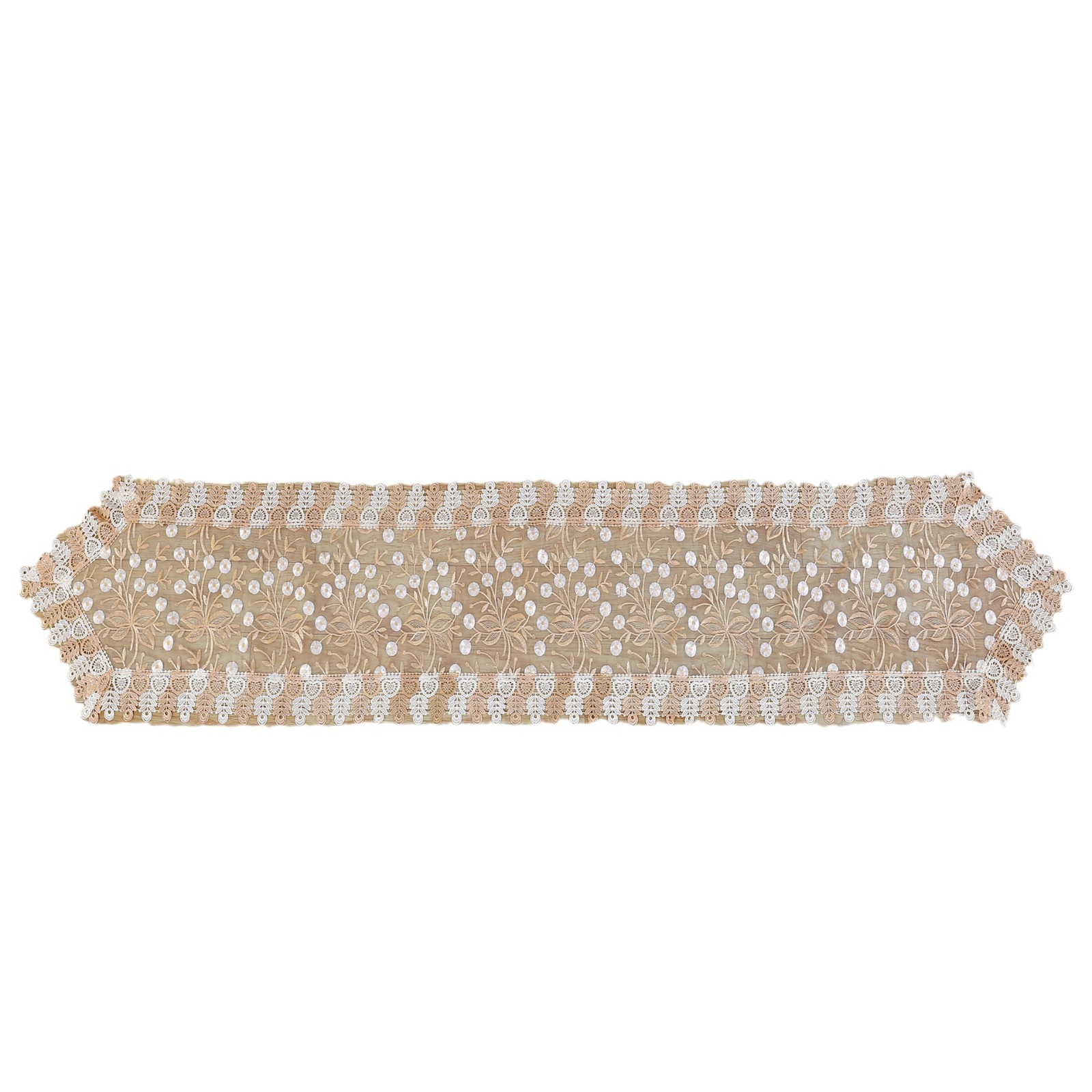 lace table runner embroidered transparent napkin coaster water soluble crochet high density tablecloth high grade table runner_voghion.com