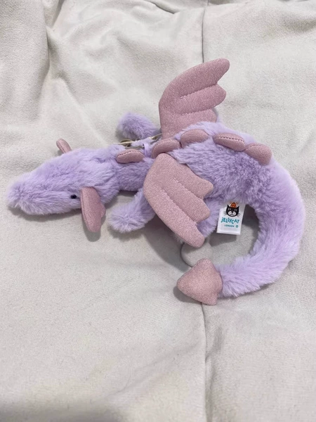 Snow dragon pendant new version purple 12cm
