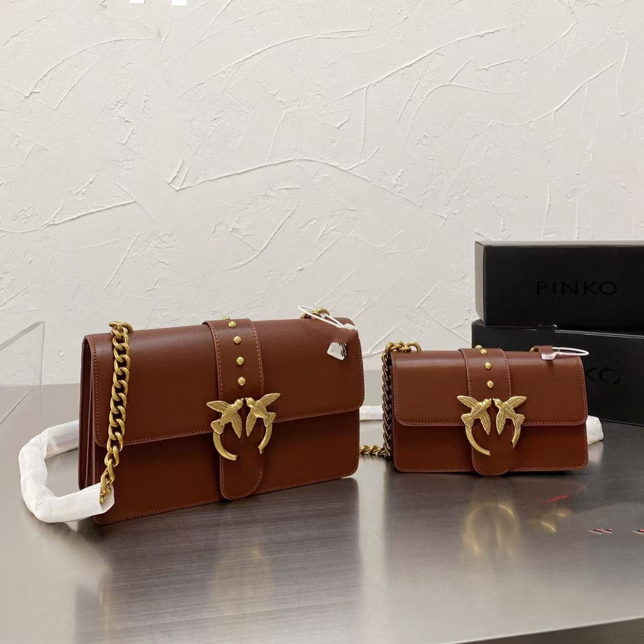 Qadın çiyin çantası, zəncirli kiçik kvadrat model