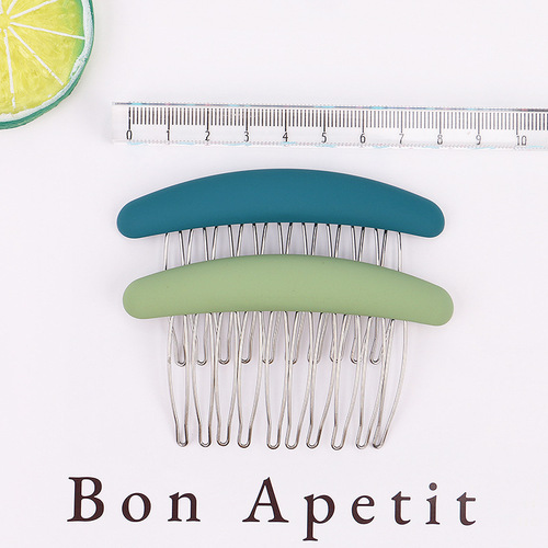 Korean invisible hair comb, reverse combing for girl-like bangs, hair clip, anti-slip hair accessory, side hairpin, back of head, frizz hair clip accessory