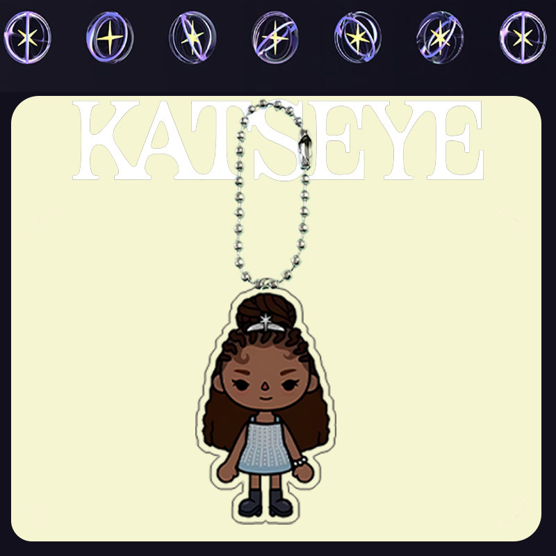 KATSEYE托卡少女心亚克力卡通钥匙扣开箱可爱礼物梅根周边|undefined
