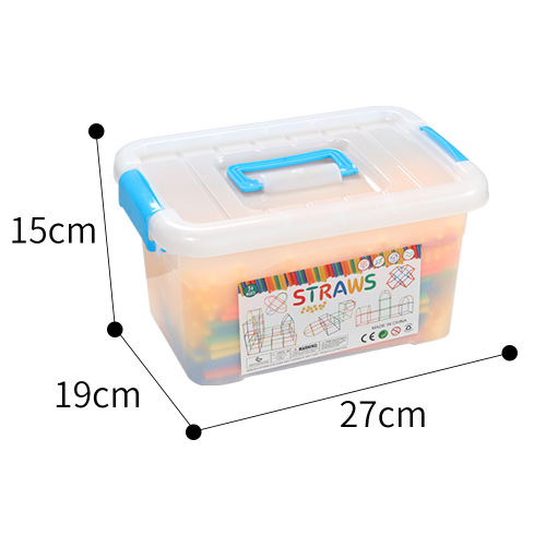 Direct Manufacturer Soft Straw Building Blocks Smart Sticks Children DIY Creative Puzzle Foreign Trade Cross-border Early Education Toys