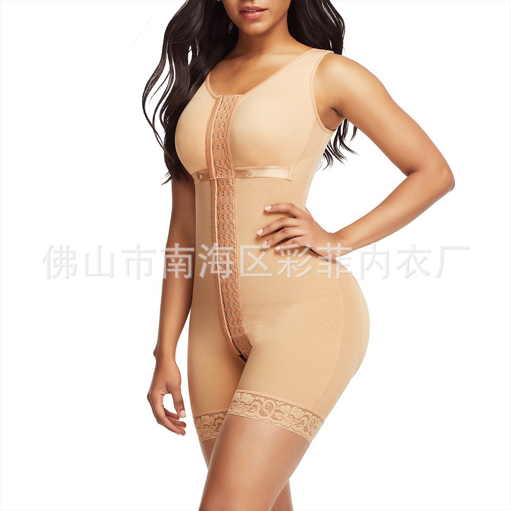 Europa y América reparación posparto corsé reforzado conformación del vientre jumpsuit contracción cintura levantamiento de la cadera medias sujetador enfermería