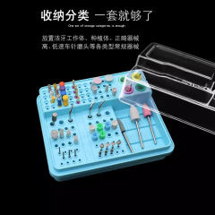 外国貿易製品多機能歯科バーボックス歯科材料バーボックス研削ヘッドボックス歯科ツールボックス