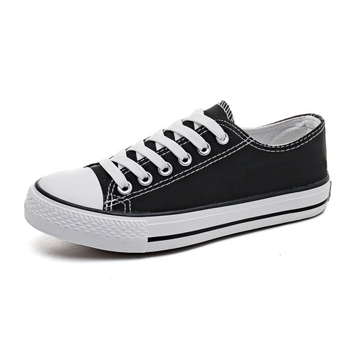  Trendy Canvas Shoes for Men, Instagram Fashion Classic Casual Shoes, Summer Youthful Simple Basic Low Top for Women