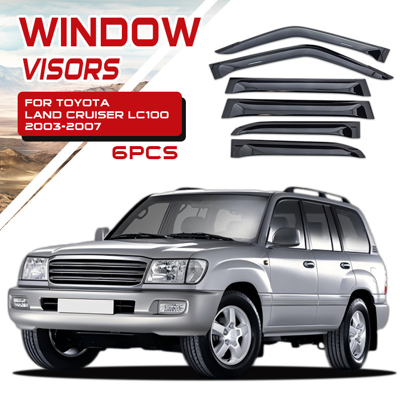 Adecuado para protectores de lluvia y parasoles para ventanas de automóviles Toyota Prado Cruiser LC300 LC200 LC250.