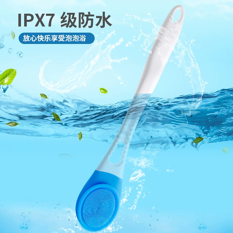 Новый бытовой электрический инструмент для чистки ванн Силиконовая мягкая щетина Щетка для ванны Массаж спины Щетка для ванны Беспроводная вибрационная щетка для ванны