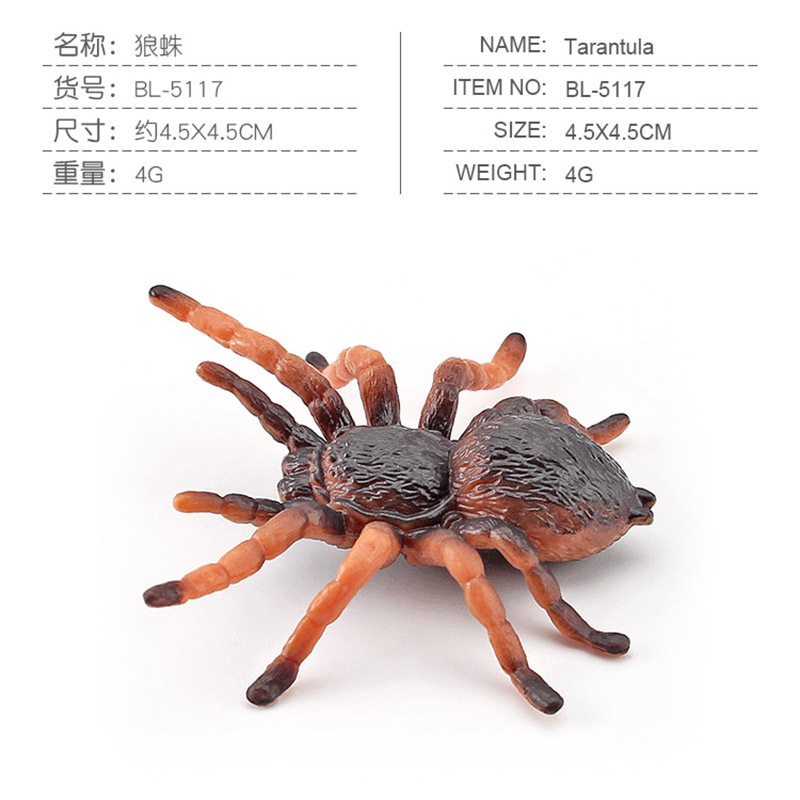 La exportación transfronteriza simulación insecto modelo animal Naruto mariquita mariposa tarántula espiga cognitiva decoración juguete