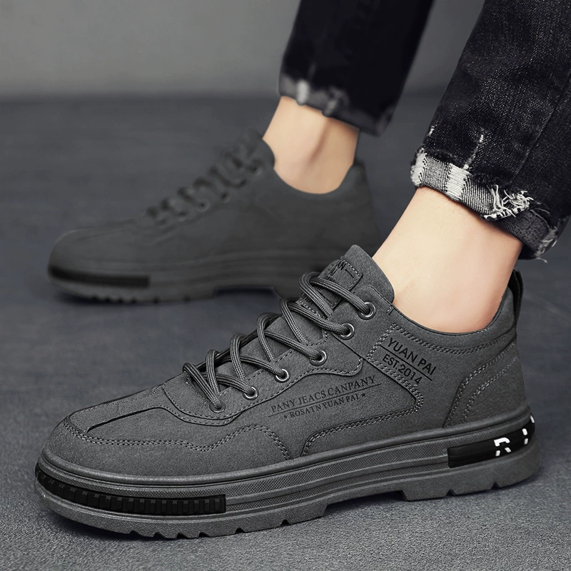 Мужская обувь, новинка весны, Спортивная повседневная обувь для досок, национальная Мода, универсальная обувь в британском стиле, модная обувь Martin для охраны труда