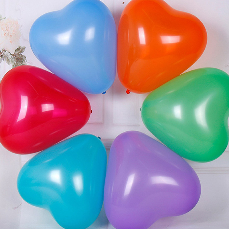 Matte balloon heart shaped