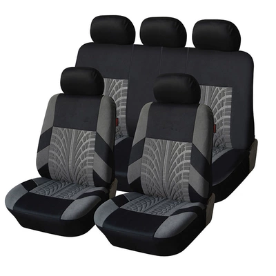 Foreign Trade Explosions RM Embroidered Universal seat cover - 2mm-gray-full-set-general-dimensions
