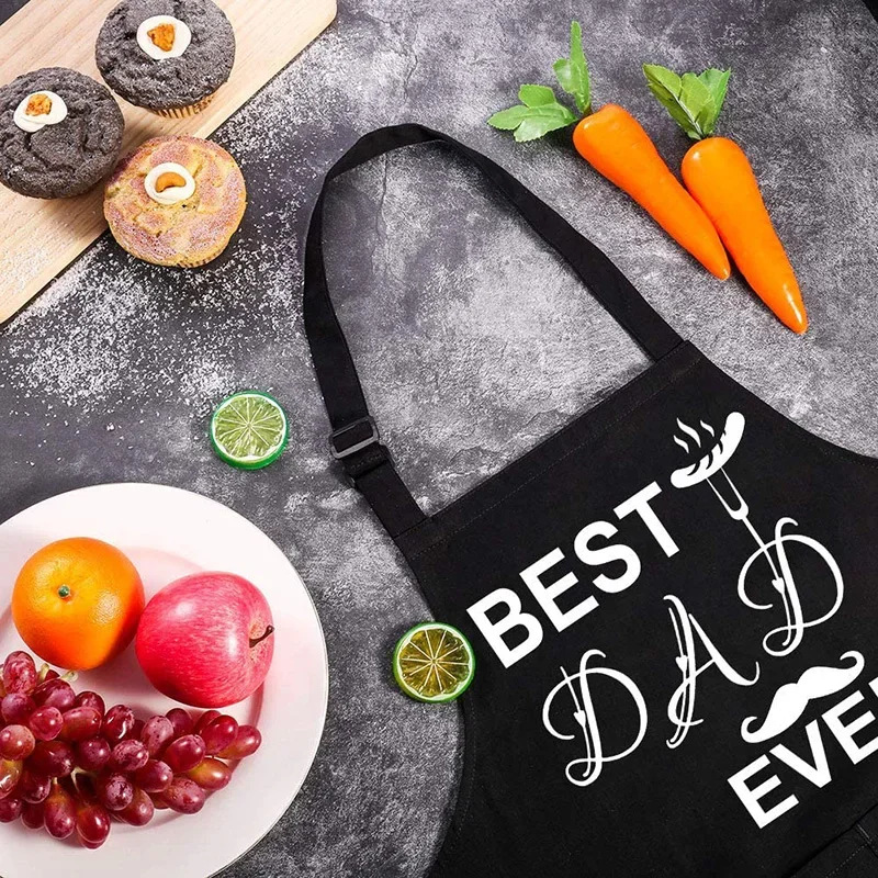 1 Piece Quantity Best Mom Dad Ever Apron Best Mom And Dad Father's Day Mother's Day Holiday Birthday Gift