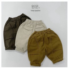 儿童长裤日系秋季新款男女童破缝散边萝卜裤宝宝个性时尚休闲裤潮