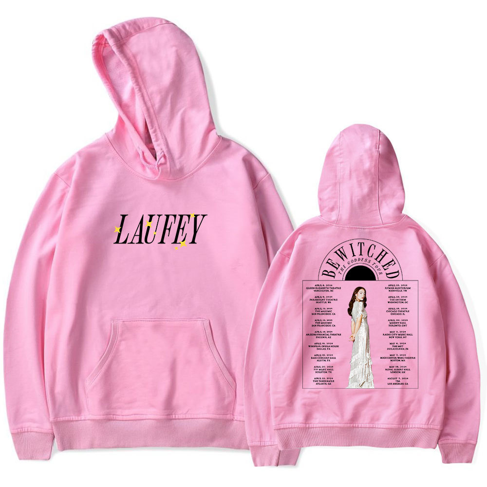 Laufey Print Hoodie Bewitched The Goddess Tour Merch Women