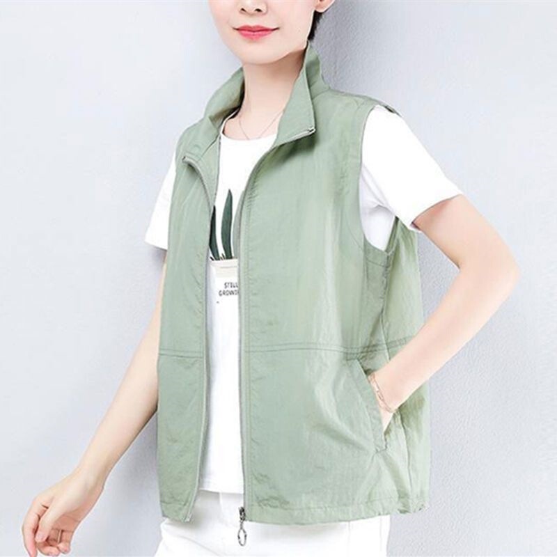 Spring and Summer Thin Vests for Women, Large Size Loose Vests, Summer Breathable Vests for Middle-Aged Mothers Spring and Summer Thin Vests for Women, Large Size Loose Vests, Summer Breathable Vests for Middle-Aged Mothers