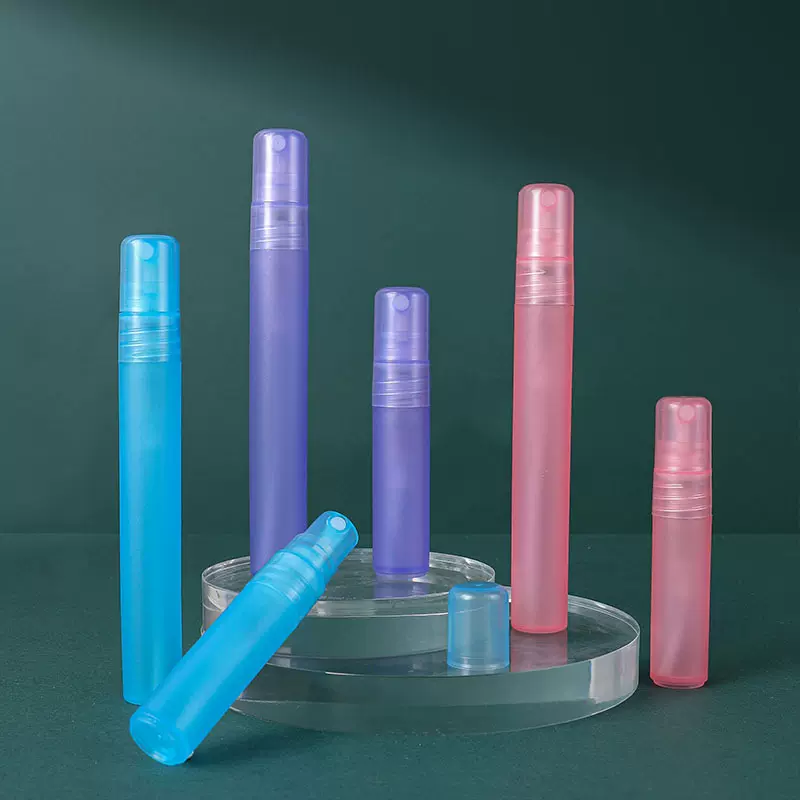 现货5ml10ml小样瓶香水笔喷雾瓶分装瓶塑料磨砂酒精香水小样瓶