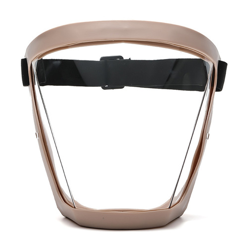 Cross-border new protective mask full face high definition transparent dustproof anti-splash pc sports riding mask