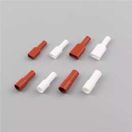 6.3/4.8插簧软护套旗型/直插端子硅胶250/187线束绝缘保护套柔韧