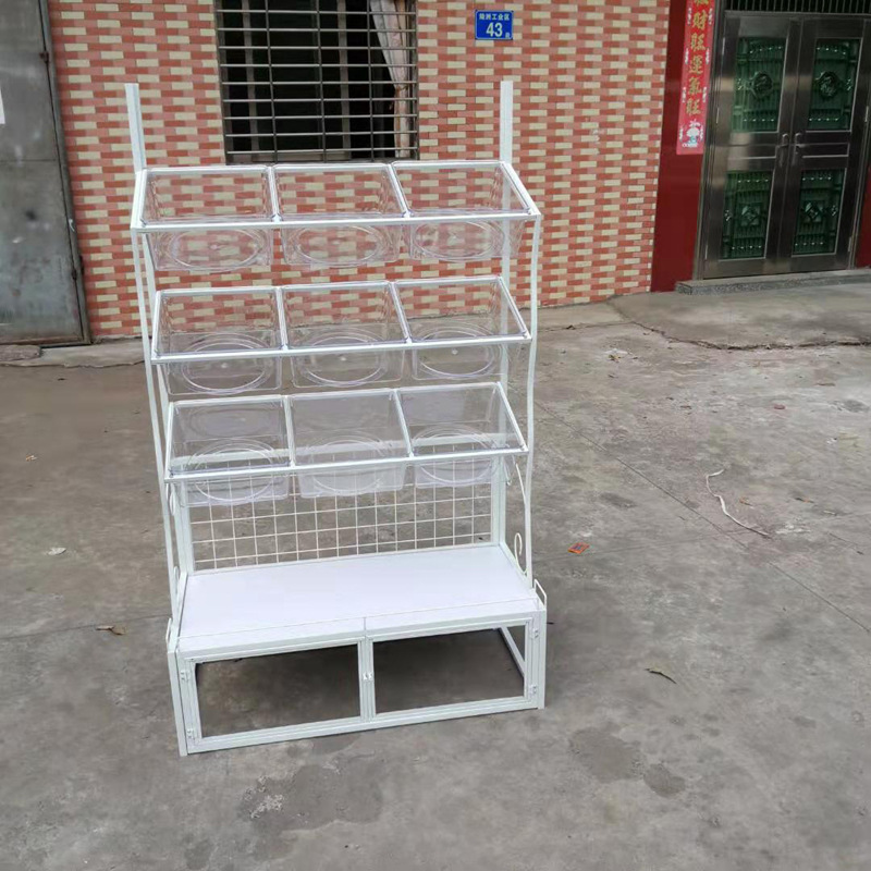 现货零食超市货架散装陈列展示架小店便利店货架柜便利店 柜台