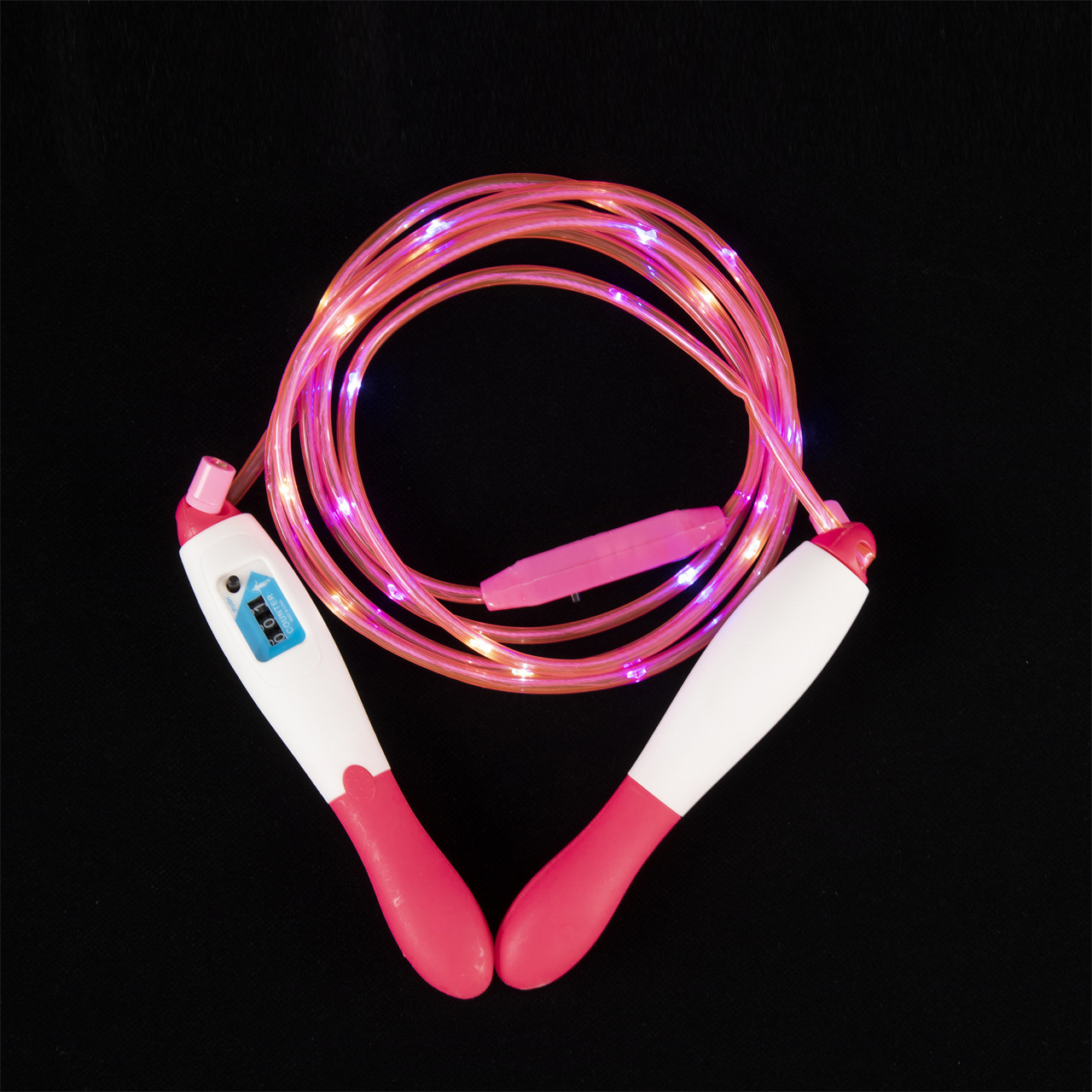 빛나는 점프 로프 핑크 계산