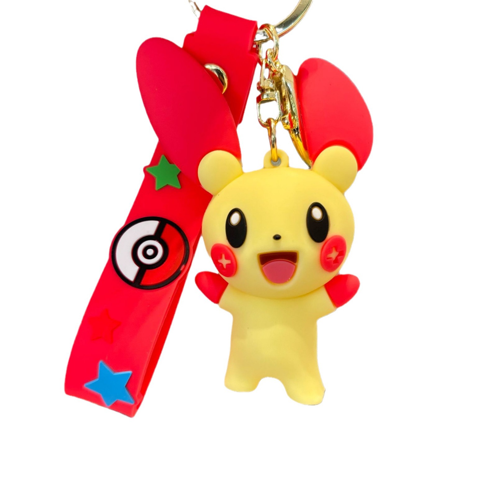 Pokémon colgante llavero de PVC muñeca bolso de coche colgante llavero Pikachu al por mayor