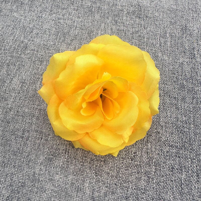 仿真花8cm玫瑰花头簪花插花摄影道具工艺品花环装饰假花厂家现货|undefined